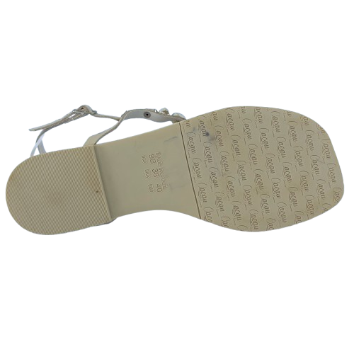 Zapatilla Pedrería Cristal Off white view 4